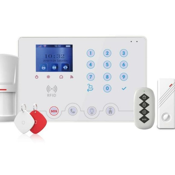 NO MONTHLY FEE!! WIFI COLOR DISPLAY ALARM SYSTEM. SOS button for Elderly at home - Picture 12 of 12